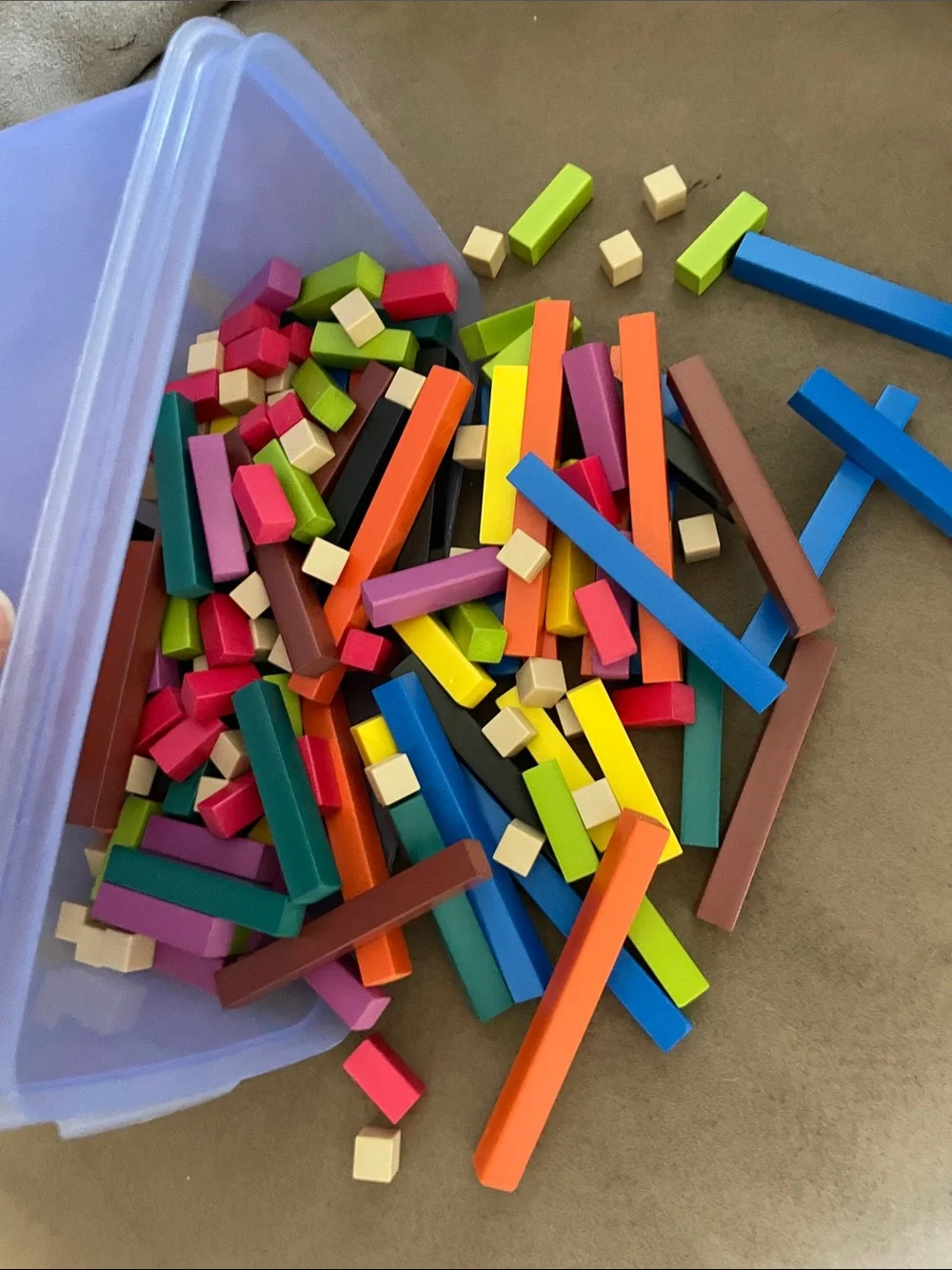 Cuisenaire Math Manipulative Rod Set with On the Farm Work Book